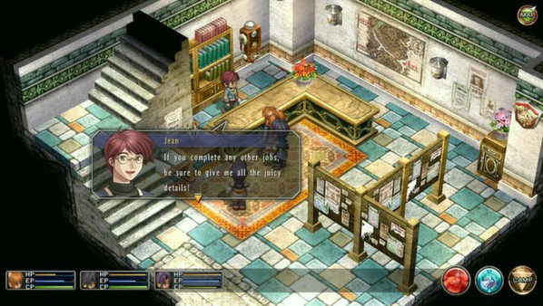 Игра The Legend of Heroes: Trails in the Sky, скриншот