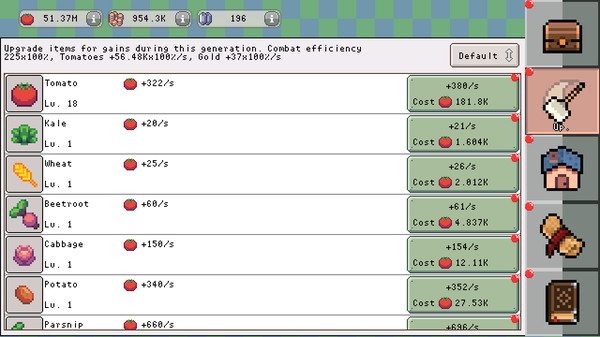 Игра The Legend of Pomodoro, скриншот