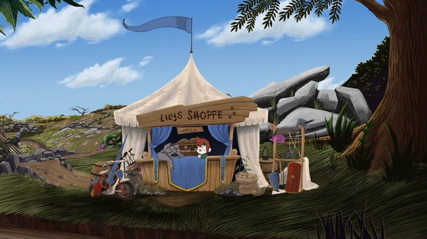 Игра The Little Acre, скриншот