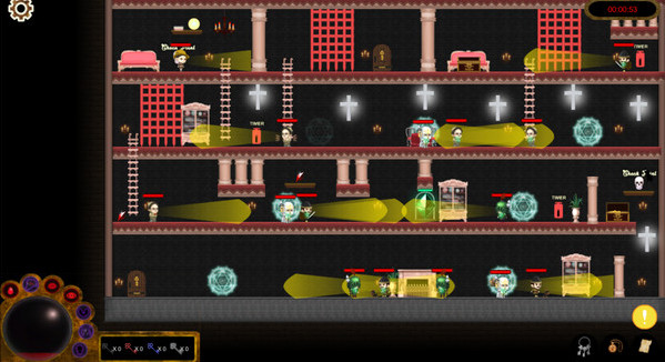 Игра The little vampir, скриншот