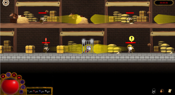 Игра The little vampir, скриншот