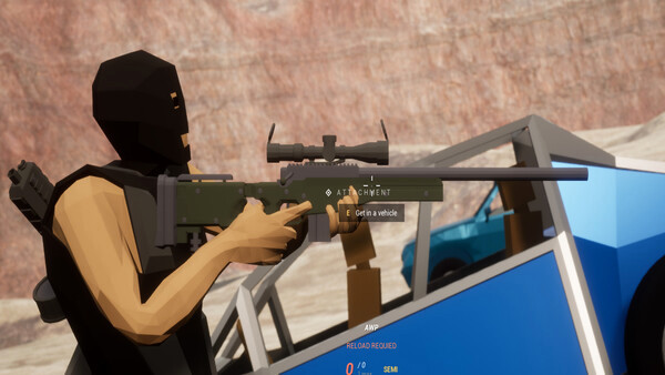 Игра The Long Drive Badland AWP, скриншот
