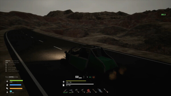 Игра The Long Drive Badland, скриншот