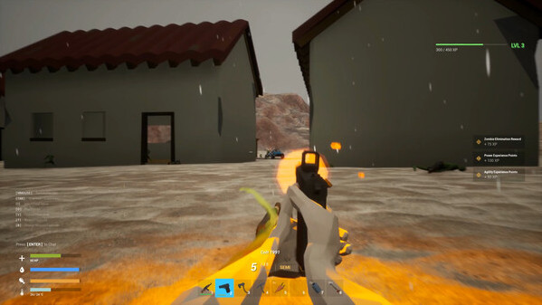 Игра The Long Drive Badland, скриншот