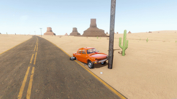 Игра The Long Drive, скриншот