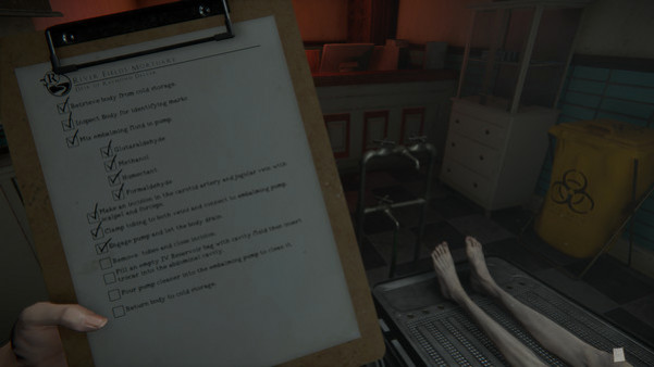 Игра The Mortuary Assistant, скриншот