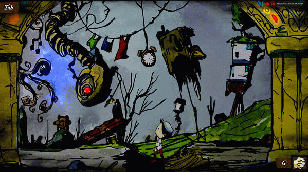 Игра The Nightmare Journey, скриншот