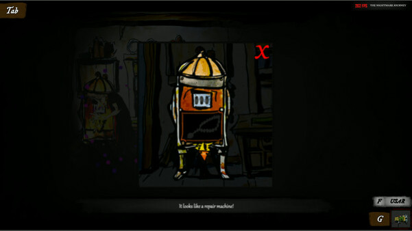 Игра The Nightmare Journey, скриншот