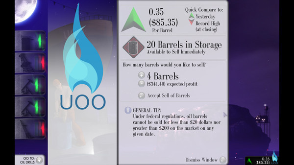 Игра The Oil Blue: Steam Legacy Edition, скриншот