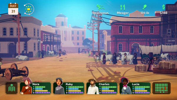 Игра The Oregon Trail — Ковбои и странные создания - DLC, скриншот