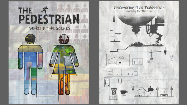 Игра The Pedestrian Digital Artbook, скриншот