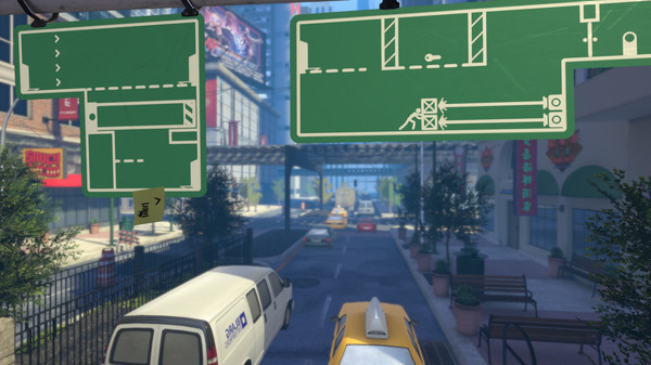 Игра The Pedestrian, скриншот