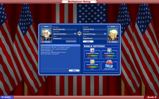 Игра The Political Machine 2016, скриншот
