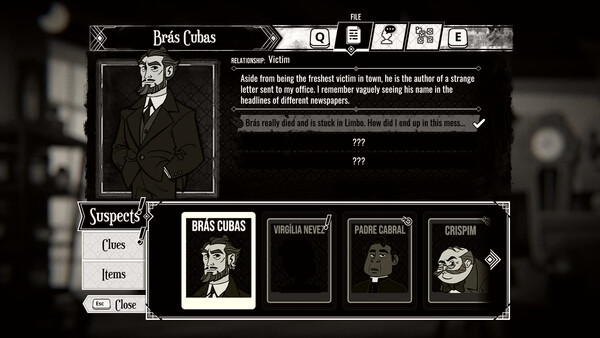 Игра The Posthumous Investigation, скриншот
