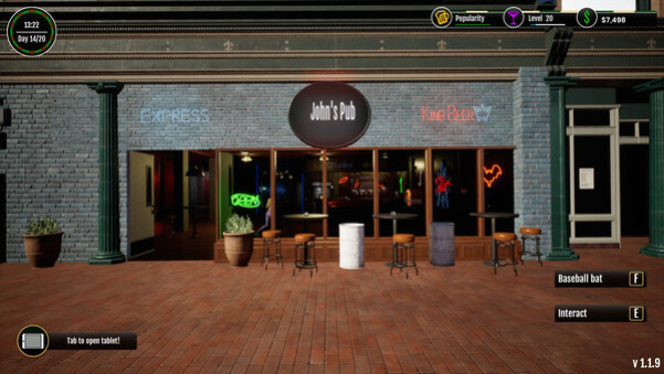Игра The Pub Life Simulator, скриншот
