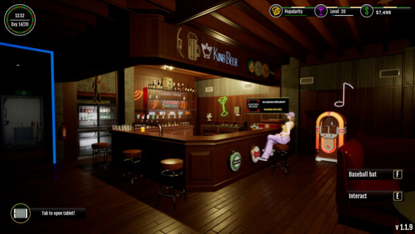 Игра The Pub Life Simulator, скриншот