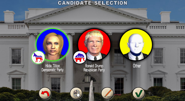 Игра The Race for the White House 2016, скриншот