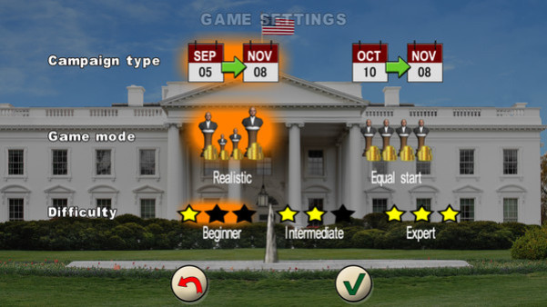 Игра The Race for the White House 2016, скриншот