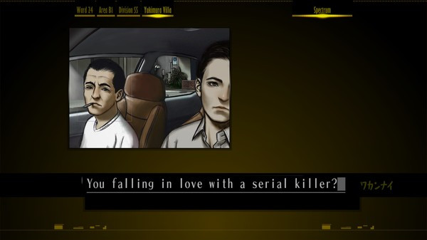 Игра The Silver Case, скриншот