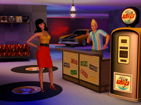 Игра The Sims 3 Fast Lane Stuff, скриншот