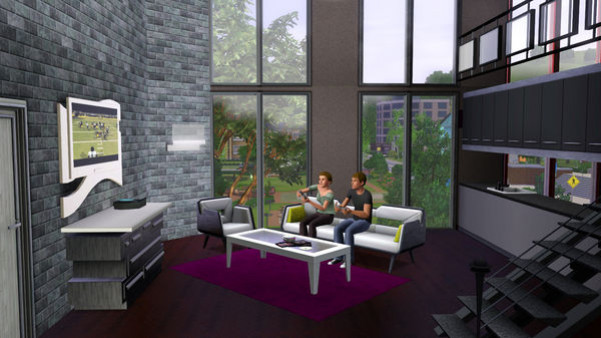 Игра The Sims 3 High-End Loft Stuff, скриншот