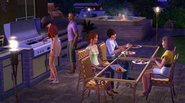 Игра The Sims 3 Outdoor Living Stuff, скриншот