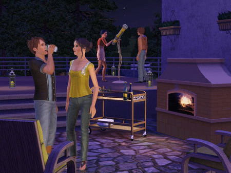 Игра The Sims 3 Outdoor Living Stuff, скриншот