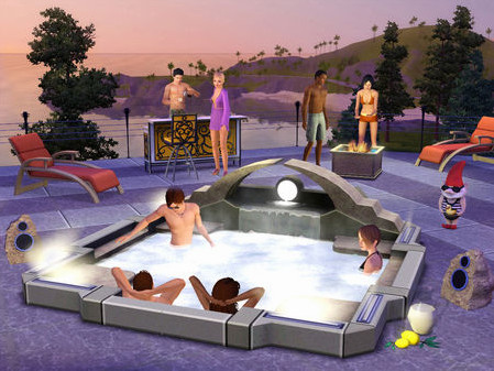 Игра The Sims 3 Outdoor Living Stuff, скриншот