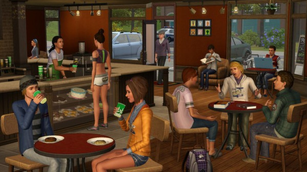 Игра The Sims 3: University Life, скриншот