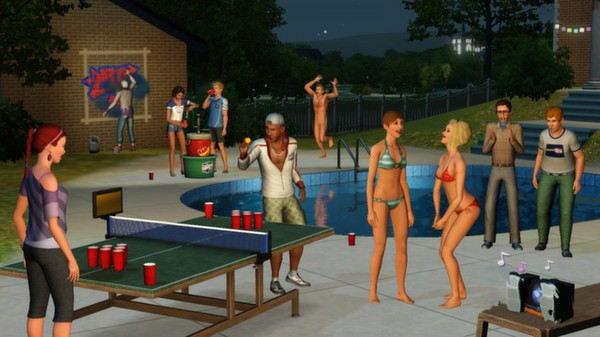 Игра The Sims 3: University Life, скриншот