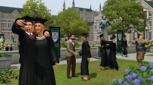 Игра The Sims 3: University Life, скриншот