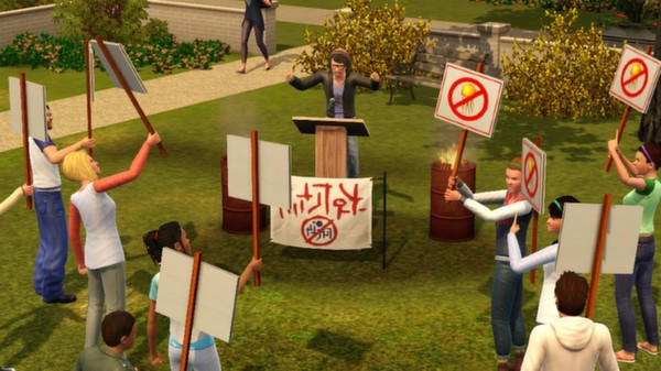 Игра The Sims 3: University Life, скриншот