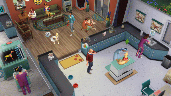 Игра The Sims 4 Cats & Dogs, скриншот