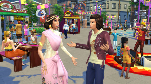Игра The Sims 4 City Living, скриншот