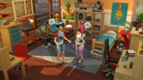 Игра The Sims 4 В университете, скриншот