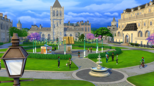 Игра The Sims 4 В университете, скриншот