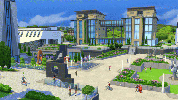 Игра The Sims 4 В университете, скриншот