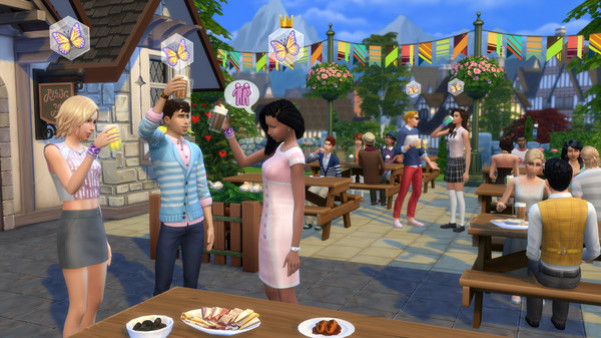 Игра The Sims 4 Веселимся вместе!, скриншот