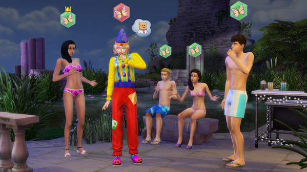 Игра The Sims 4 Веселимся вместе!, скриншот