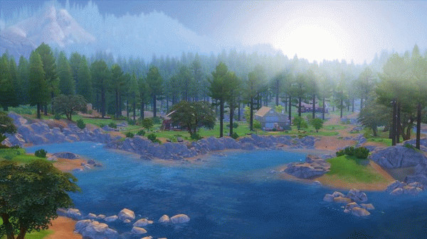 Игра The Sims 4 В поход!, скриншот