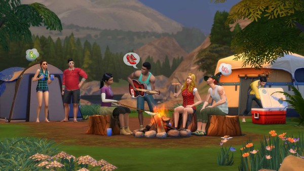 Игра The Sims 4 В поход!, скриншот