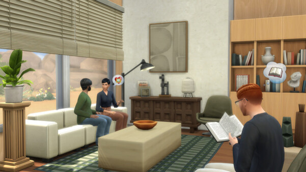 Игра The Sims 4 Изысканная гостиная — Комплект, скриншот