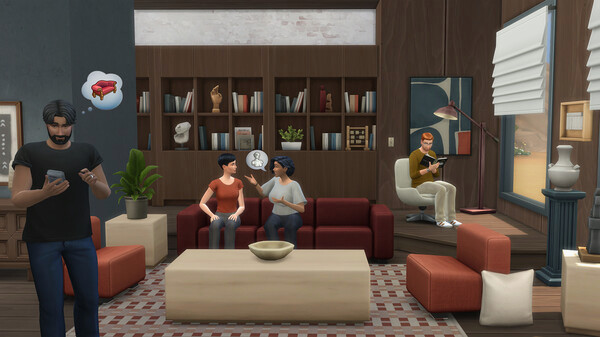 Игра The Sims 4 Изысканная гостиная — Комплект, скриншот