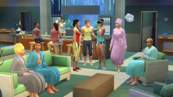 Игра The Sims 4 Spa Day, скриншот