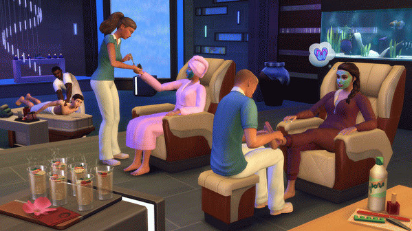 Игра The Sims 4 Spa Day, скриншот