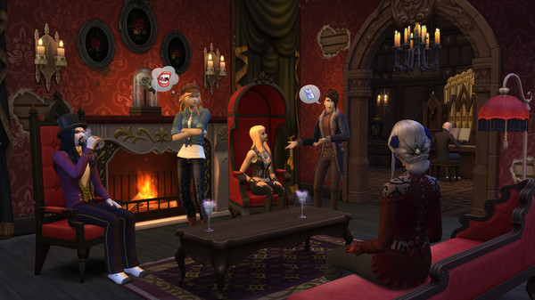 Игра The Sims 4 Vampires, скриншот