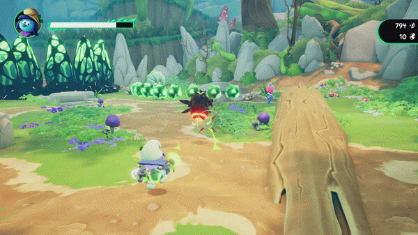 Игра The Smurfs 2 - The Prisoner of the Green Stone, скриншот