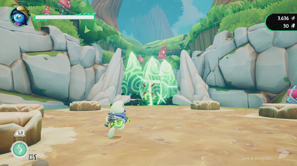 Игра The Smurfs 2 - The Prisoner of the Green Stone, скриншот