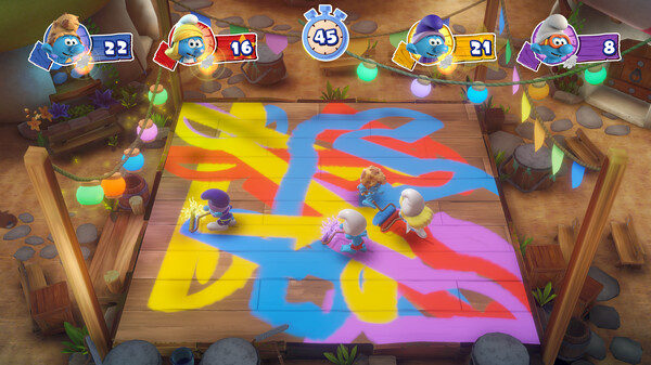 Игра The Smurfs - Village Party, скриншот