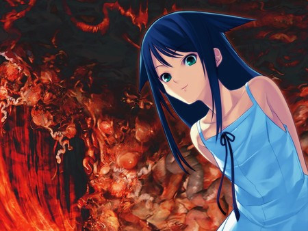 Игра The Song of Saya, скриншот